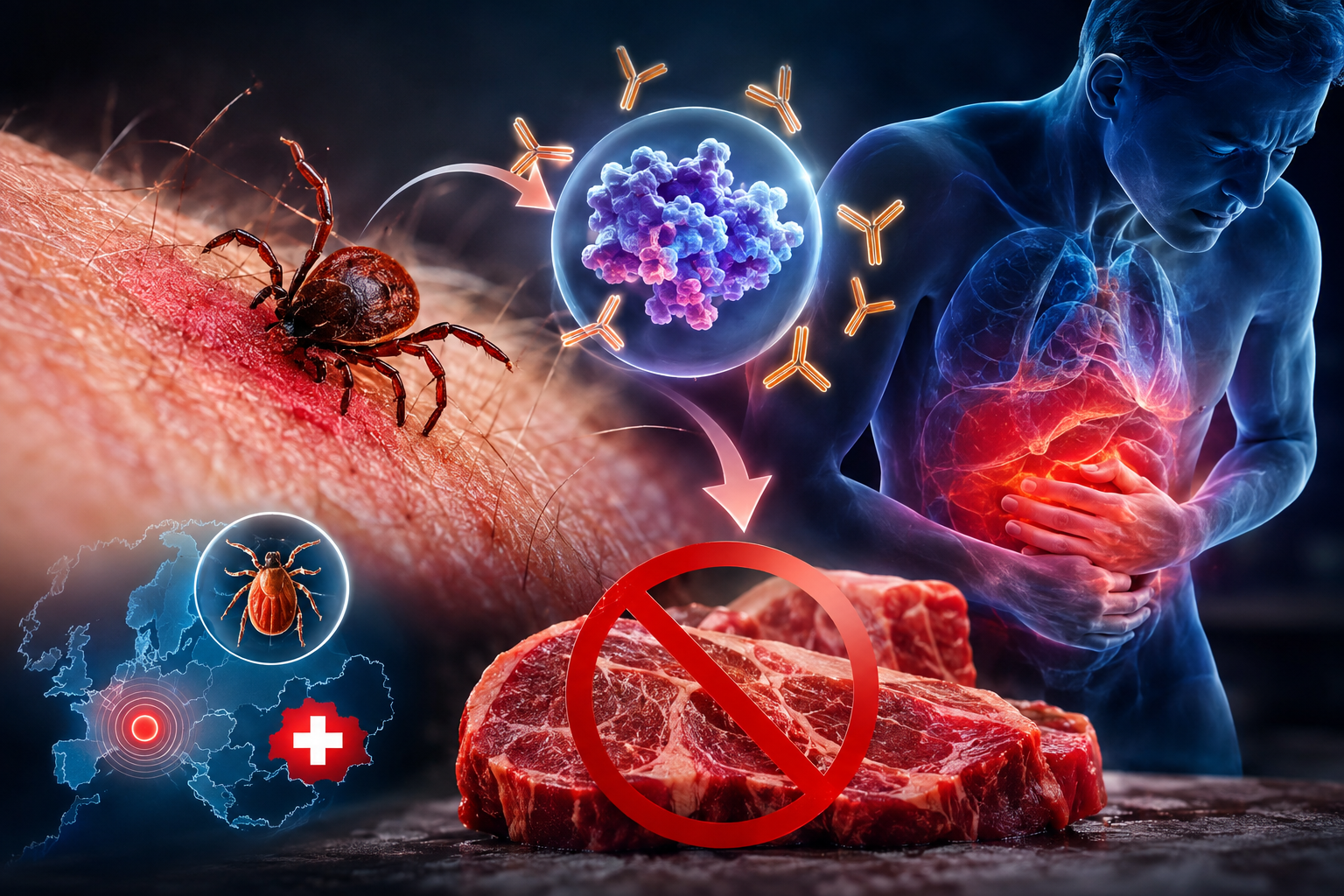 Alpha-Gal-Syndrom: Wenn Zecken plötzlich Fleisch unverträglich machen